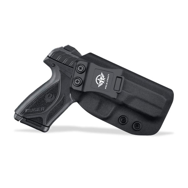 Security 9 Holster IWB Kydex Holster Fit: Security-9 Pistol Case - Inside Waistband Carry - (Black, Right Hand Draw)