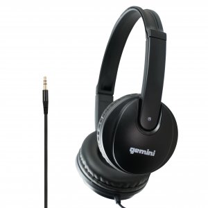 Gemini DJX-200BLK Professional DJ Headphones
