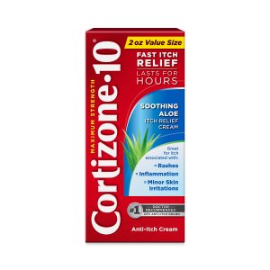 Cortizone-10 Max Strength Soothing Aloe Itch Relief Cream, 2 oz.