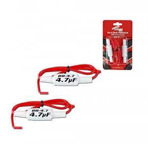 Audiopipe BB4.7 Bass Blocker 4.7 uf In line Pair for Large Tweeters