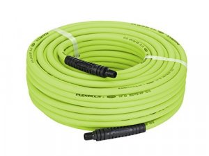 Flexzilla HFZ14100YW2 Air Hose 1/4In X 100Ft 1/4In MNPT Fittings