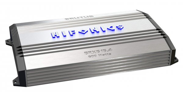 HIFONICS BRX6164 BRUTUS 4x80 @ 4 Ohm 4x160 @ 2 Ohm 2x320 WATTS @ 4 Ohms Bridged