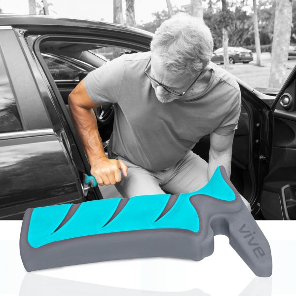 Vive Car Handle Assist for Elderly - Scratch Proof Latch - Auto Grab Bar