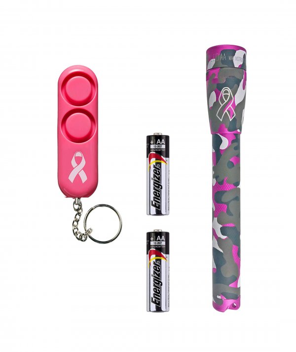 Maglite SP2PUF6 Mini PRO LED Flashlight and SABRE Personal Alarm