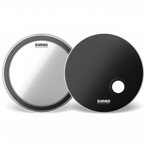 Evans EMAD2 Bass Drum System Pack, 22 inch, Batter & Reso Heads, 2-Ply