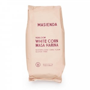 Masienda Heirloom White Corn Masa Harina/Flour 2.2 LB (Pack of 2) - Nixtamalized Corn Flour Perfect for Corn Tortillas, Tamales, Tostadas, Pupusas, Arepas and More. Gluten-Free, Non-GMO, Preservative-