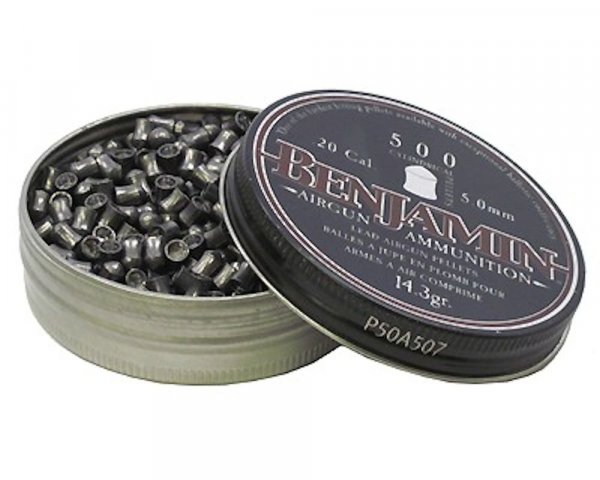 Benjamin P50  Cylindrical Pellet.20 Caliber 14.3 Grain 500 Count