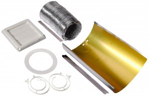Deflecto SK8WF Supurr-FlexÂ® Dryer Vent Kit, 8ft