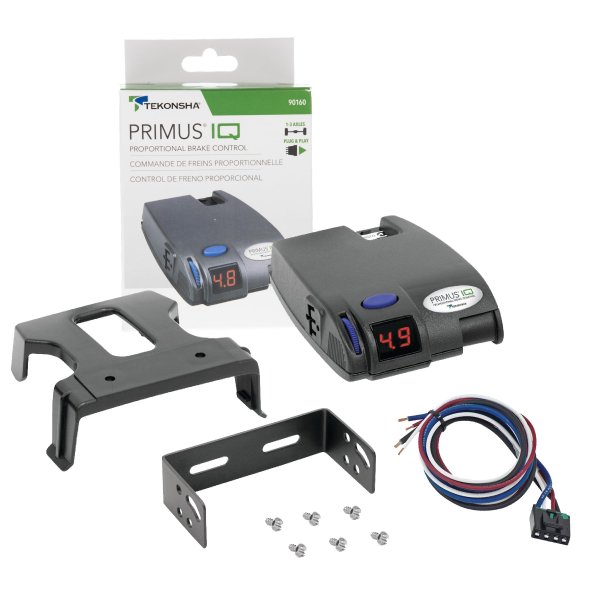 Tekonsha 90160 Primus IQ Electronic Brake Control for 1 to 3 Axle Trailers