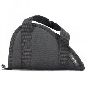 Bulldog BD601 Single Pistol Nylon Case with Accessory Pocket  Medium