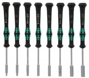 WERA - Micro Nutdriver Set 8Pc (2.5-6.0), 2069/8-5345278001
