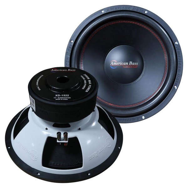 American Bass XD1522 15" 1400 Watt 2 Ohm DVC Subwoofer
