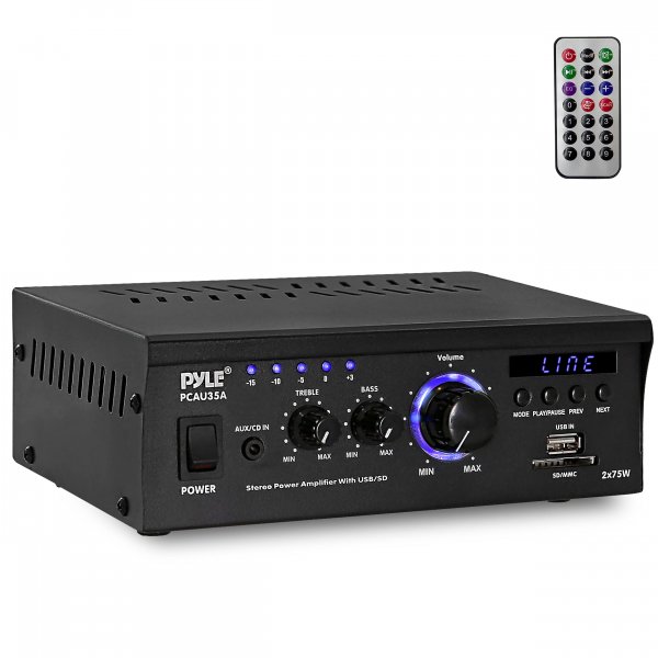 Pyle PCAU35A mini 2CH amplifier with USB