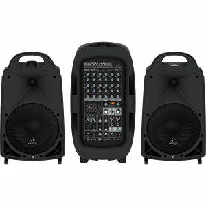 Behringer EUROPORT PPA2000BT Ultra-Compact 2000-Watt 8-Channel Portable PA System with Bluetooth Wireless Technology Black