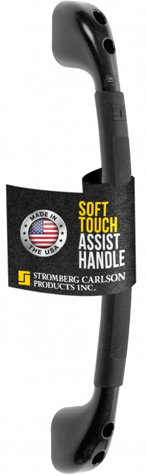 Stromberg AH150 Soft Touch Grab Handle (Black with Black Grip)