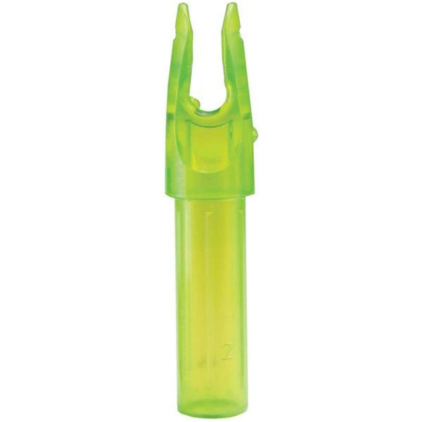 Carbon Express 50264 Launchpad Precision Nock .244 Clear Green 12Pk