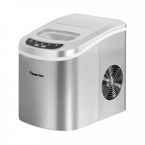 MAGIC CHEF MCIM22SV 27-Pound-Capacity Portable Ice Maker (Silver)