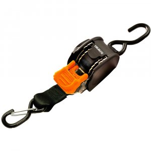 CargoBuckle F111640 1 Retractable Tie Downs with Sewn S Hook (Pair)