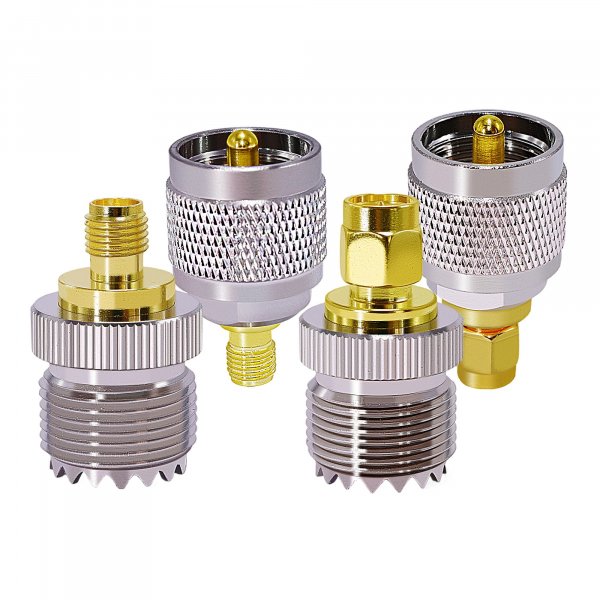 CNARIO SMA to UHF Antenna Adapter, SMA to PL259 SO239 UHF, Ham Radio Kits