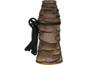 Flextone Hunting Loud True-to-Life Realistic Gobbles Sounds Easy-to-Use Double-Reed Flexible Magnum Thunder Gobble Locator Hybrid Turkey Game Call (Gen 2) Brown 2 x 2 x 2