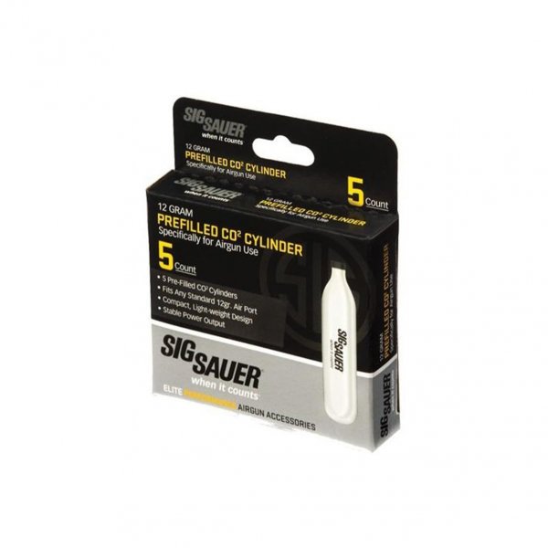 Sig Sauer AC125 12 Gram CO2 Cylinders (5 count)