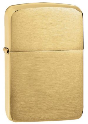 Zippo 1941B Windproof Lighter 1941 Replica, Brushed Brass