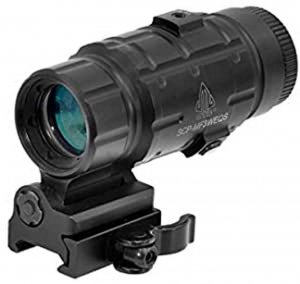 UTG SCPMF3WEQS 3x Magnifier with Flip-to-side QD Mount