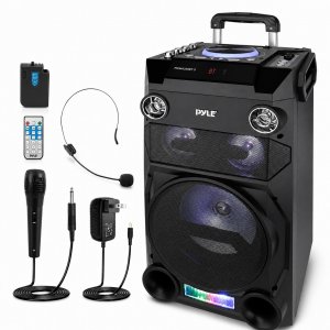 Pyle Pro PWMA335BT Portable Bluetooth Karaoke Speaker Radio