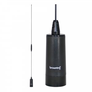 Browning BR-180-B Amateur Dual NMO Antenna 2.4dBd 144-148MHz/5.5dBd 430-450MHz