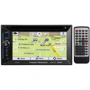 Power Acoustik PDN623B D.Din 6.2" Touchscreen AM/FM/DVD/CD/BT/Navigation