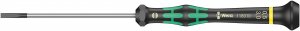Wera 05118010001 Kraftform Micro 2035 Slotted Electronics Precision Screwdriver, 3mm Head, 80mm Blade Length