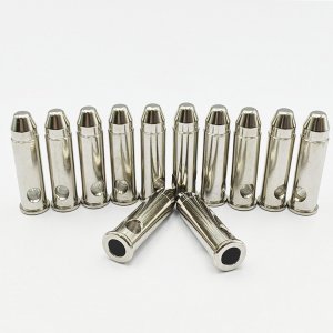 Bayattoo 38spl Steel Safety Practice Rounds Action Trainer Dummy Round Dry Fire Training Snap Cap (12pk)