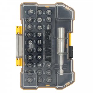 DEWALT Security Bit Set, 31-Piece Screwdriver Bit Set with Case, Universal 1/4 In Hex, Includeds Magnetic Bit Holder (DWAX200)