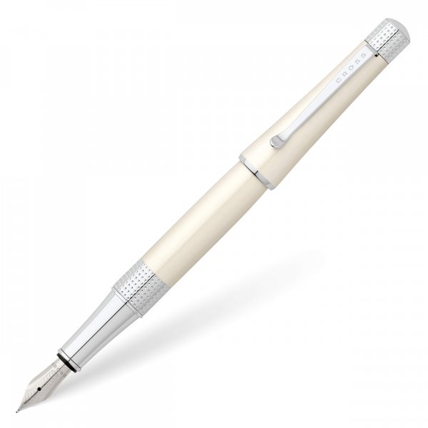 Cross AT04962MS Beverly Pearlescent White Lacquer Fountain Pen