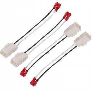 4 Pack 72-6514 Speaker Wire Harness Adapter Compatible with Jeep Chrysler