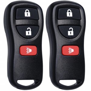 SUPALAND Keyless Entry Remote Control Key Fob Replacement Fits for Nissan Xterra Titan Armada Frontier 2002-2019 Quest Sentra Murano Pathfinder Versa Infiniti FX35 FX45 QX4 KBRASTU15 CWTWB1U733