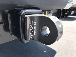 Factor55 0005006 Flatlink Winch Shackle Mount Assembly-Gray