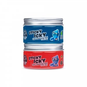 Chemical Guys, Sticky Icky Cleaning Gel, Green Apple & Strawberry, 2 Pack