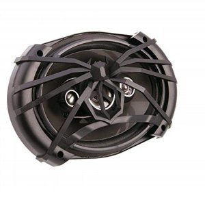 Soundstream AF.694 Arachnid Full Range 6x9" 4-Way 500W Speakers,Black and Silver