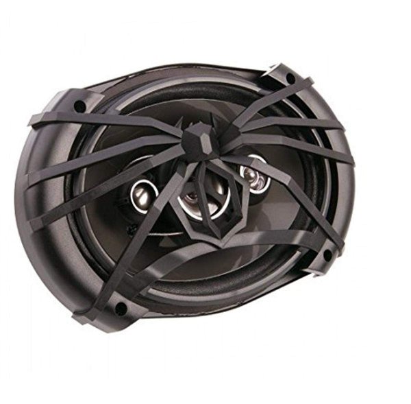 Soundstream AF.694 Arachnid Full Range 6x9" 4-Way 500W Speakers,Black and Silver