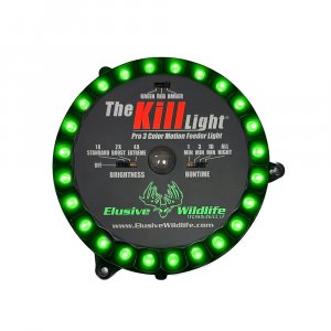 Elusive Wildlife 3 Color Motion Activated Feeder Light, Red Green Amber