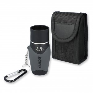 Carson MM618 6 x 18mm Pocket Monocular Caribiner Keychain