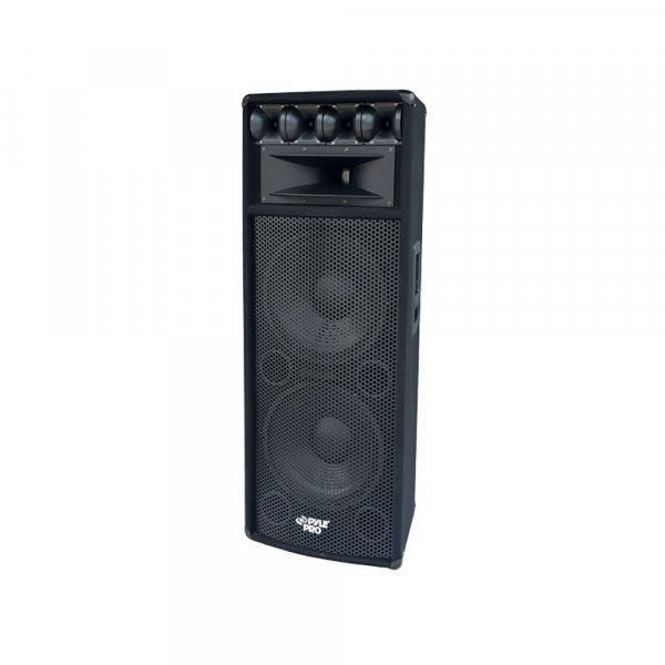 Pyle PADH212 1600 Watt Dual 12" 7 Way Professional DJ Cabinet