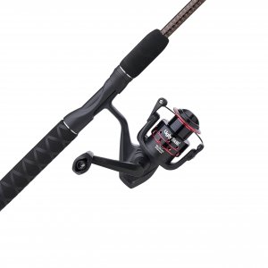 Ugly Stik GX2 Spinning Reel and 6'6" Fishing Rod Combo, 2-Piece, Graphite and Fiberglass Rod with Clear Tip Design
