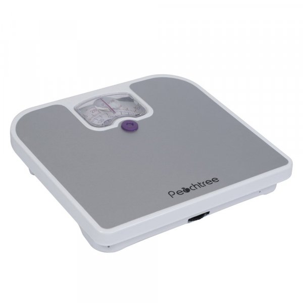 AWS MB125 Peachtee Series MB-125 Mechanical Bathroom Scale 275-Pound Capacity Grey