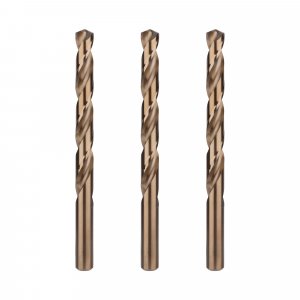 BECOLLO 7/16 Inch Cobalt Drill Bit Set, M35 Jobber Length Twist Drill Bits,Suitable for Drilling in Hard Metal, Stainless Steel, Cast Iron,3 Pieces…