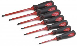 Titan 17237 Tool 7 pc Electrician Screwdriver Set