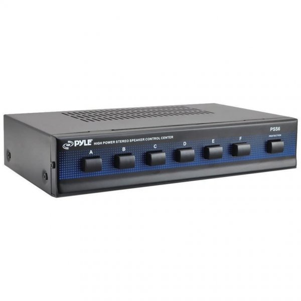 Pyle PSS6 6 Channel High Power Stereo Speaker Selector