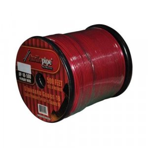 Audiopipe AP18500RD 500' Foot 18 Gauge Red Primary Wire