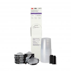 3M PPS 2.0 Paint Spray Gun System Refill Kit with Lids and Liners, 26173, Standard, 22 Ounces, 200-Micron Filter, Use for Cars, Furniture, Home and more,12 Disposable Lids and Liners,16 Sealing Plugs,